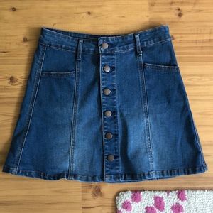Jean skirt